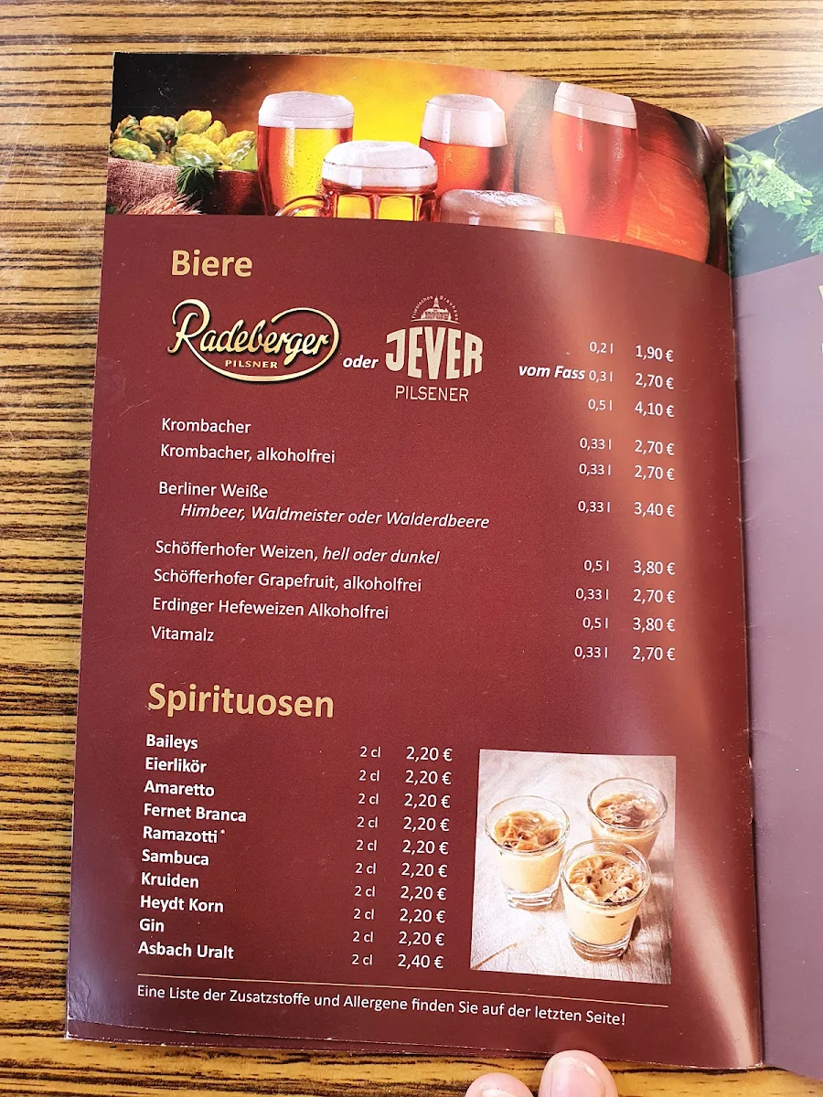 Speisekarte photo 3