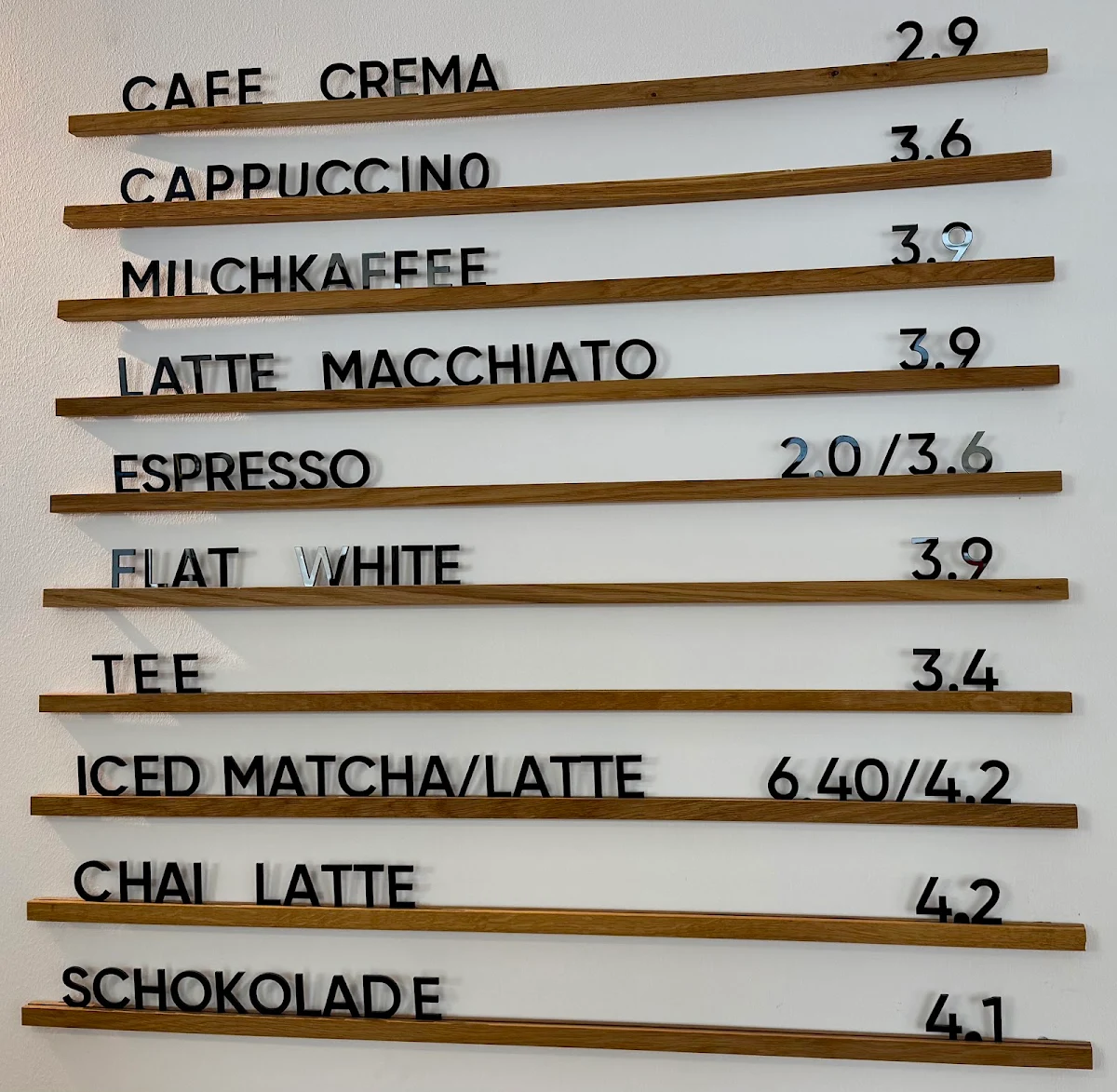 Speisekarte, Cinnabun's Berlin