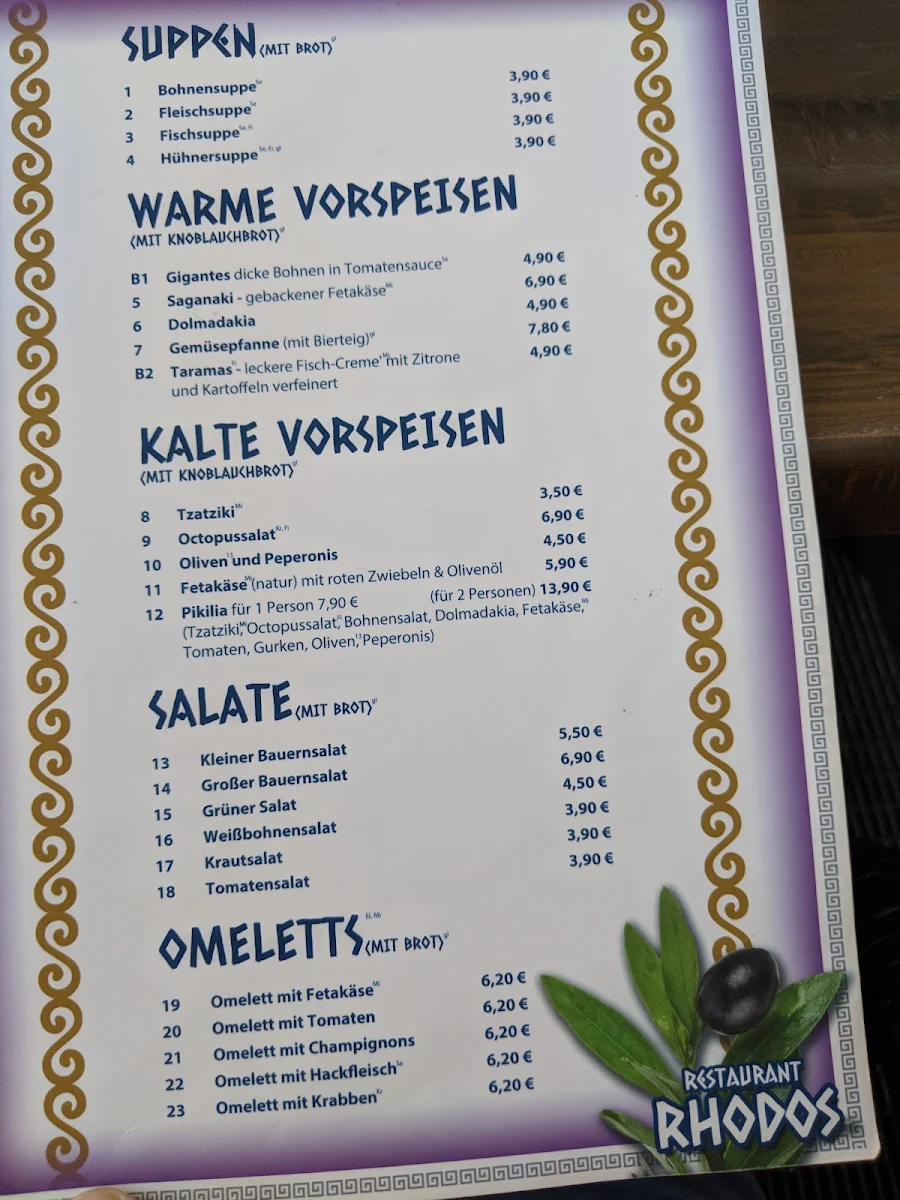 Speisekarte photo 5