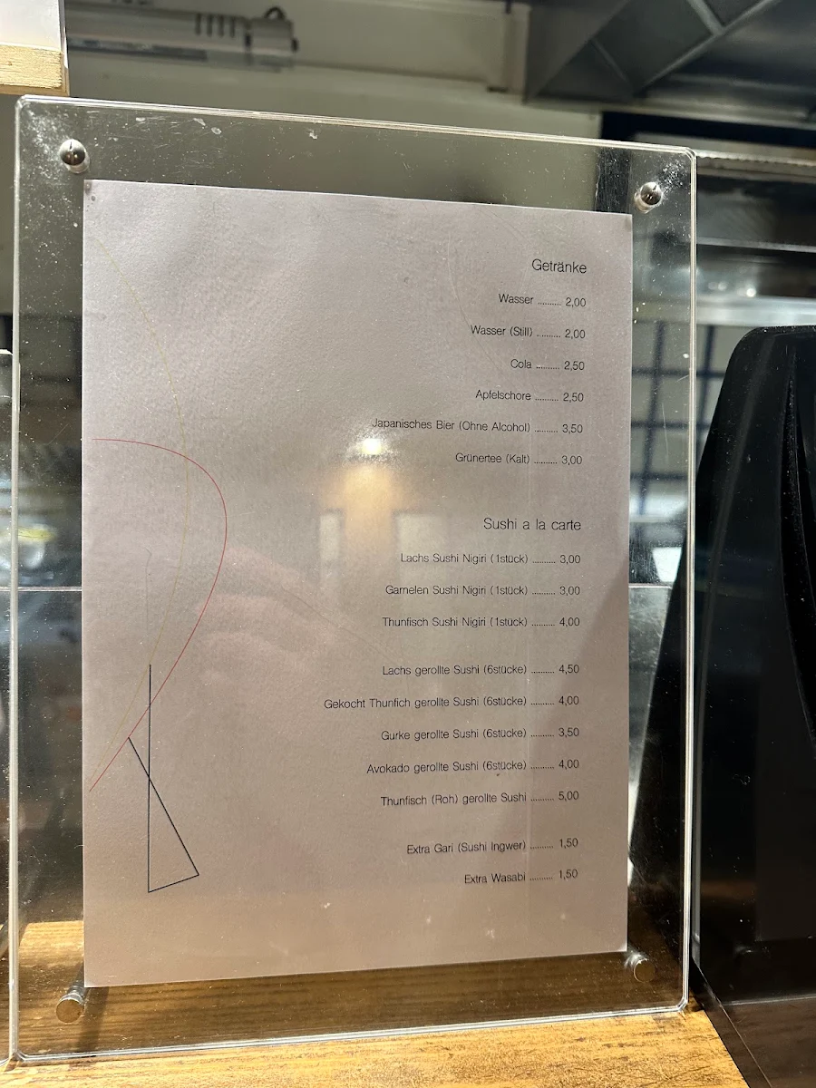 Speisekarte, Bistro KOMBU