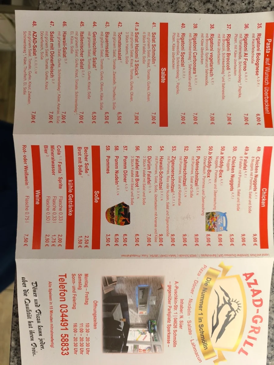 Speisekarte photo 5