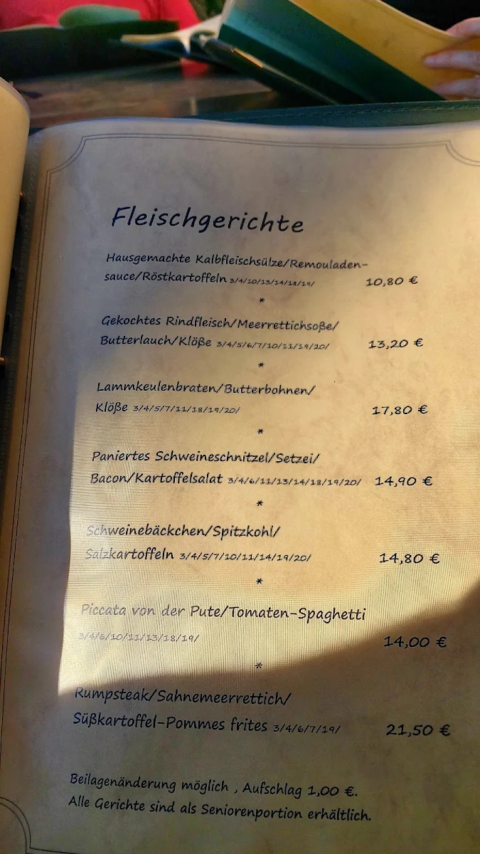 Speisekarte photo 1