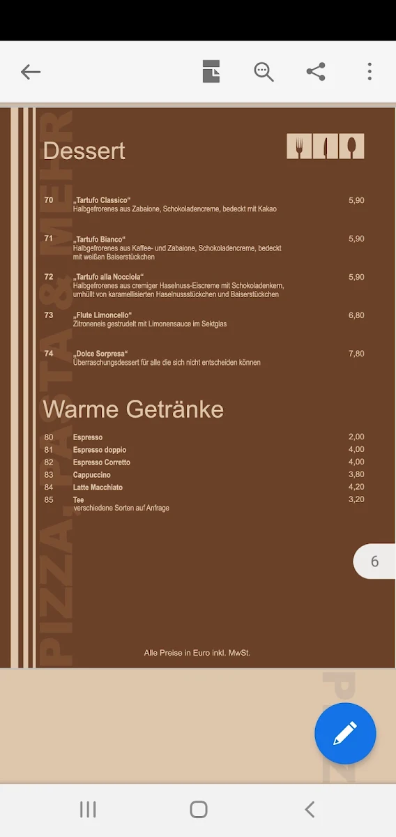 Speisekarte photo 6