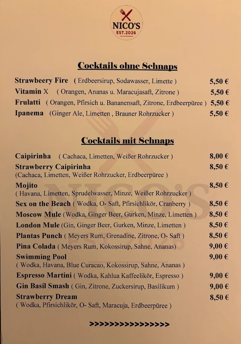 Speisekarte photo 2