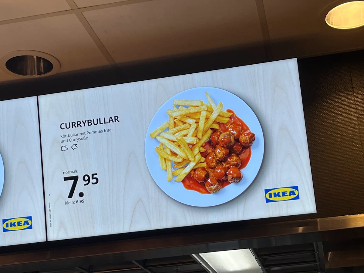 Speisekarte, IKEA Restaurant Osnabrück