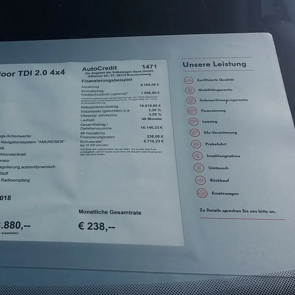 Speisekarte, McDonald's