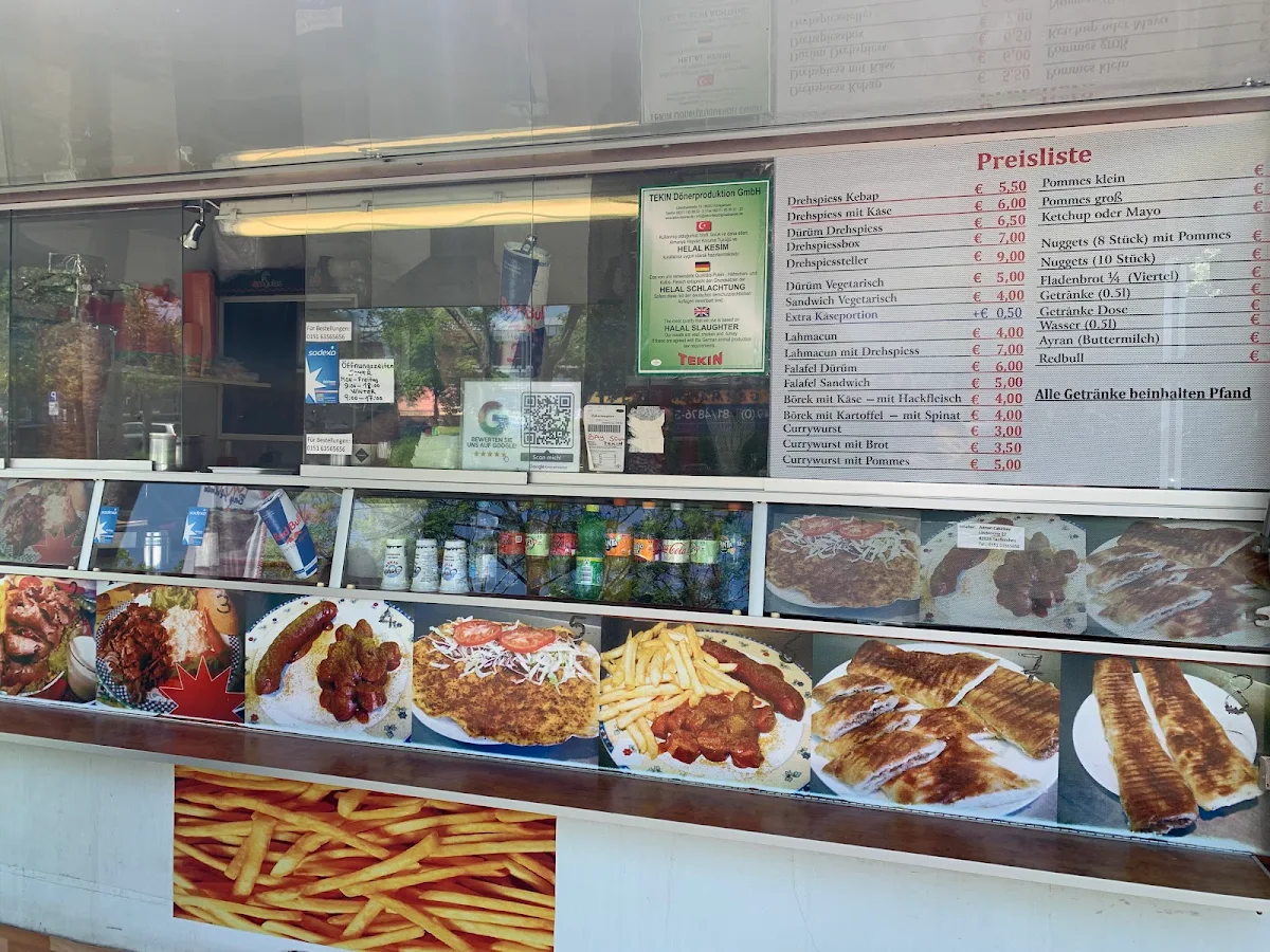 Speisekarte, Bay Adnan Imbiss Döner