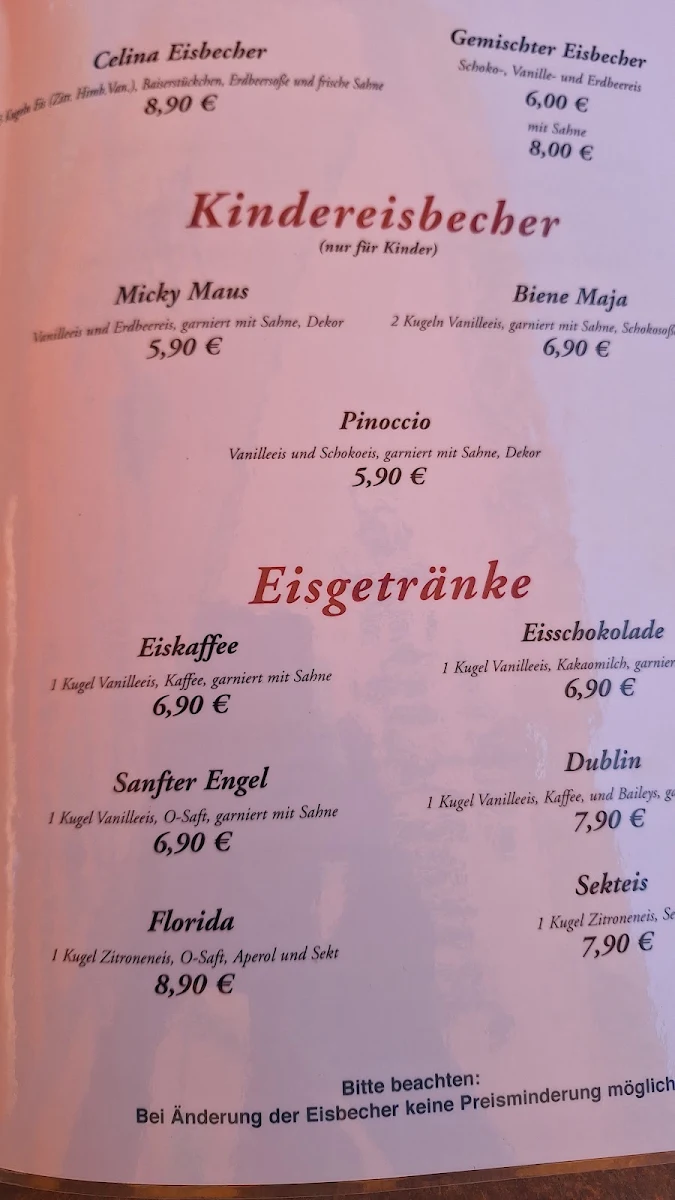 Speisekarte photo 1