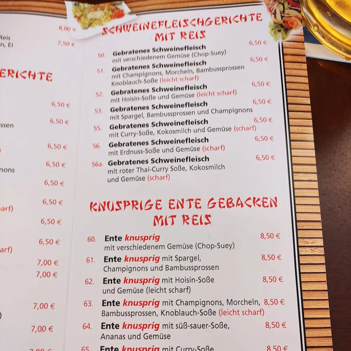 Speisekarte photo 4