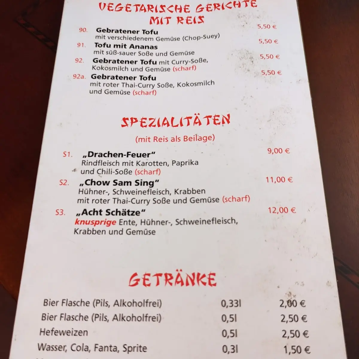 Speisekarte photo 6