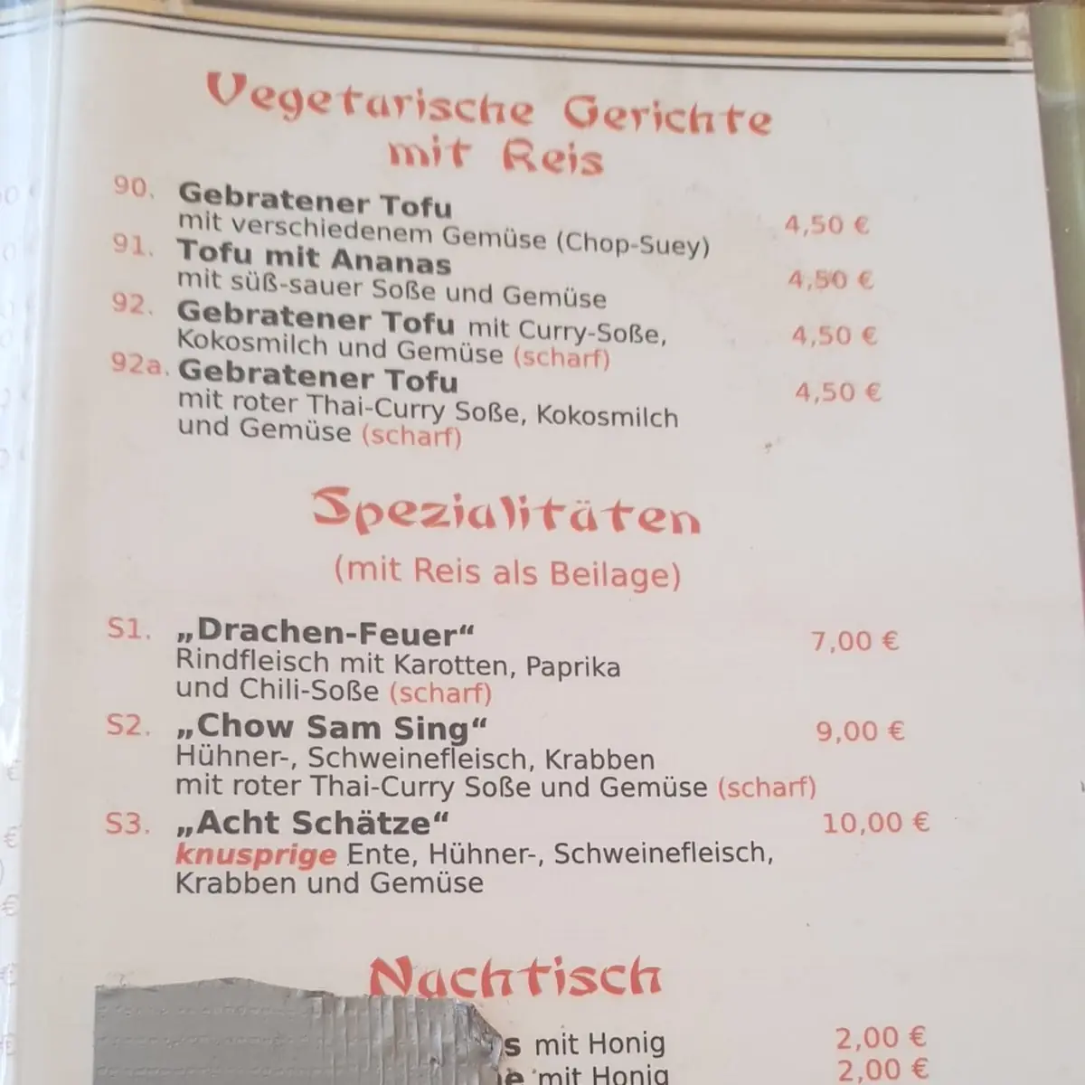 Speisekarte photo 9
