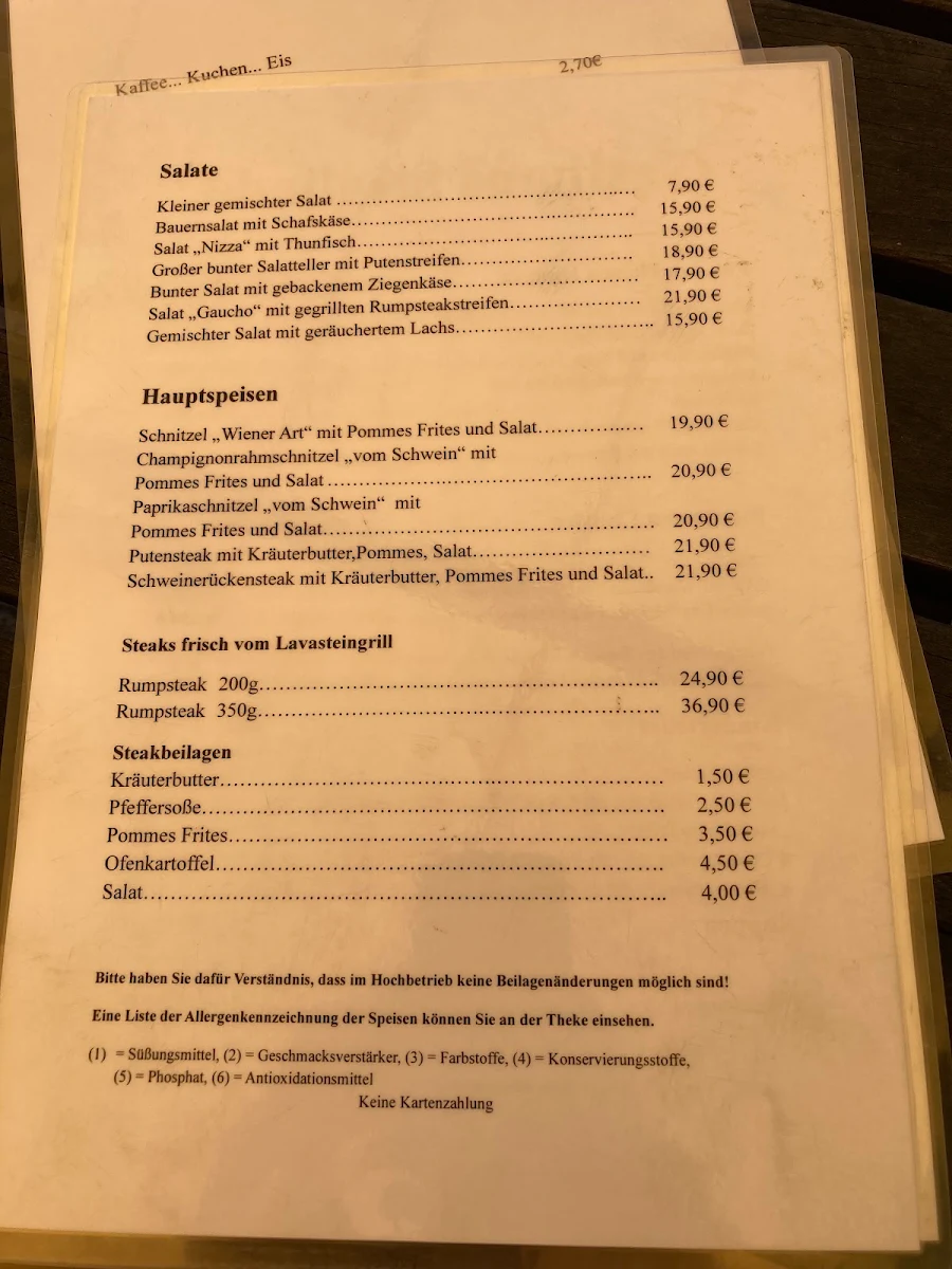 Speisekarte photo 3