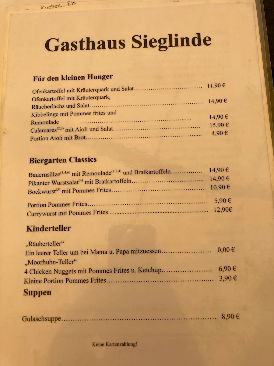 Speisekarte photo 4
