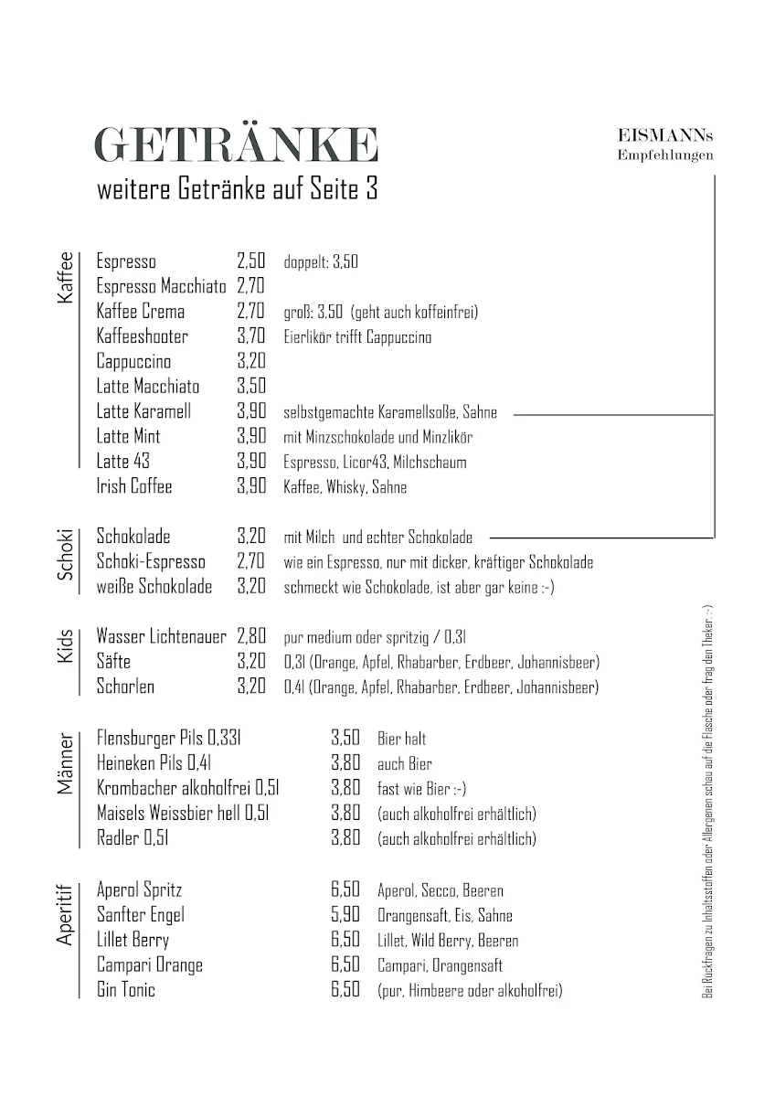 Speisekarte photo 2