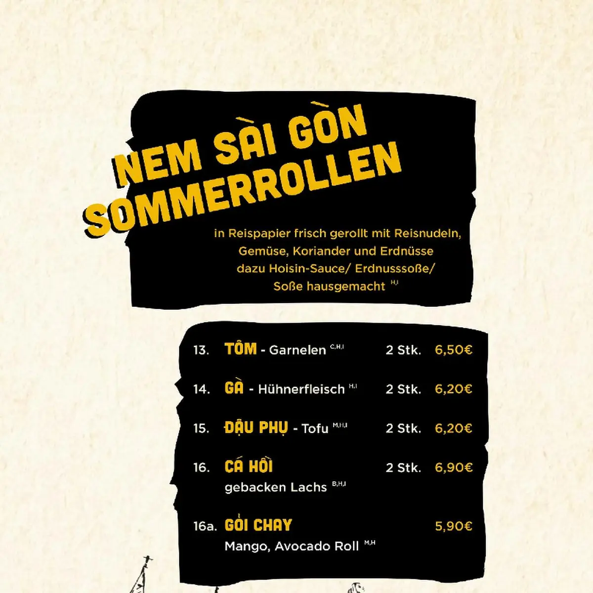 Speisekarte, LuLu - Sushi Asia Cuisine