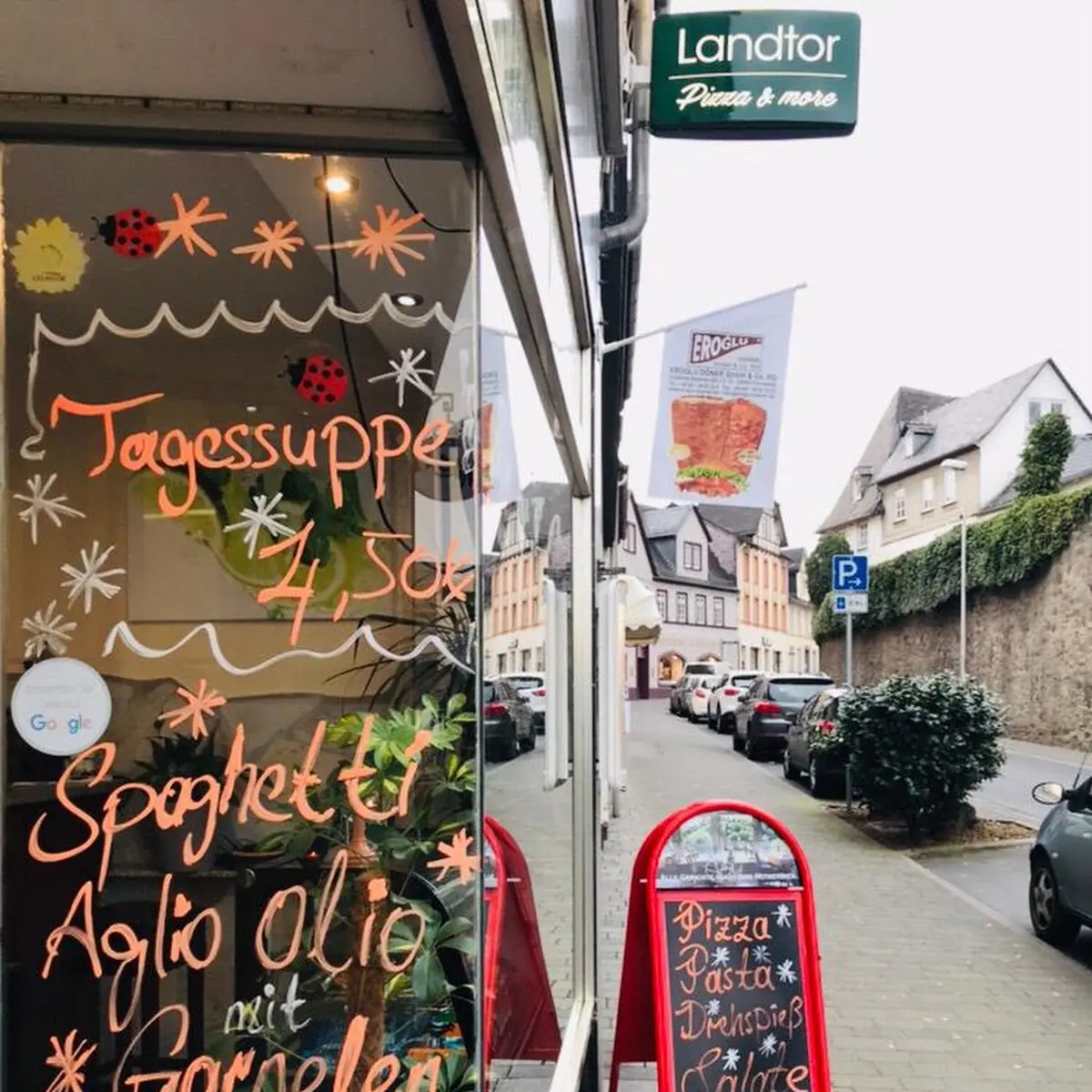 Speisekarte, Landtor Pizza & More