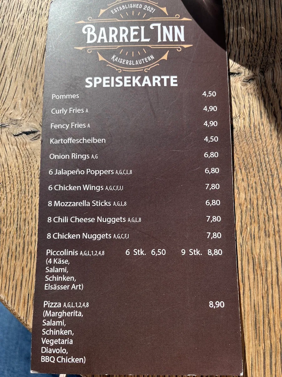 Speisekarte photo 2