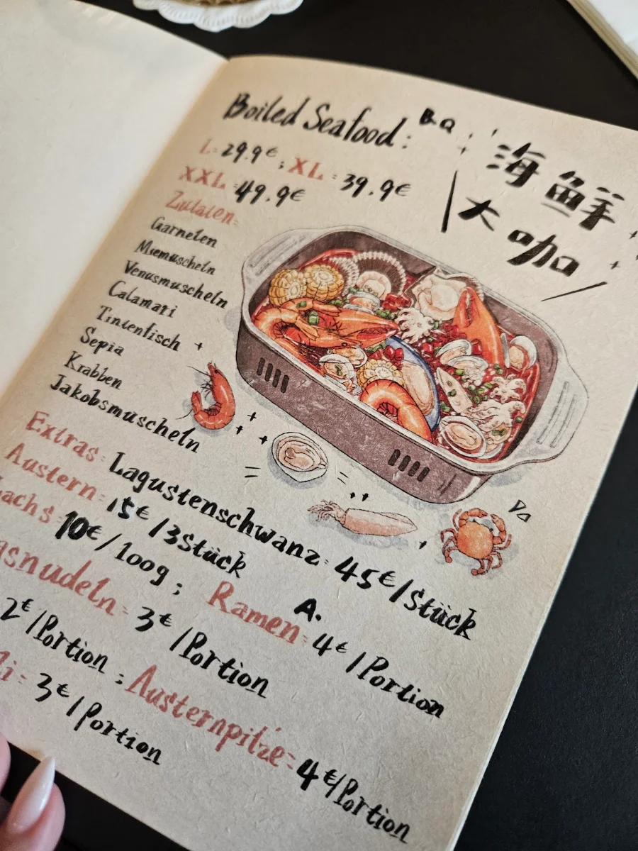 Speisekarte, Hai Seafood Izakaya Munich