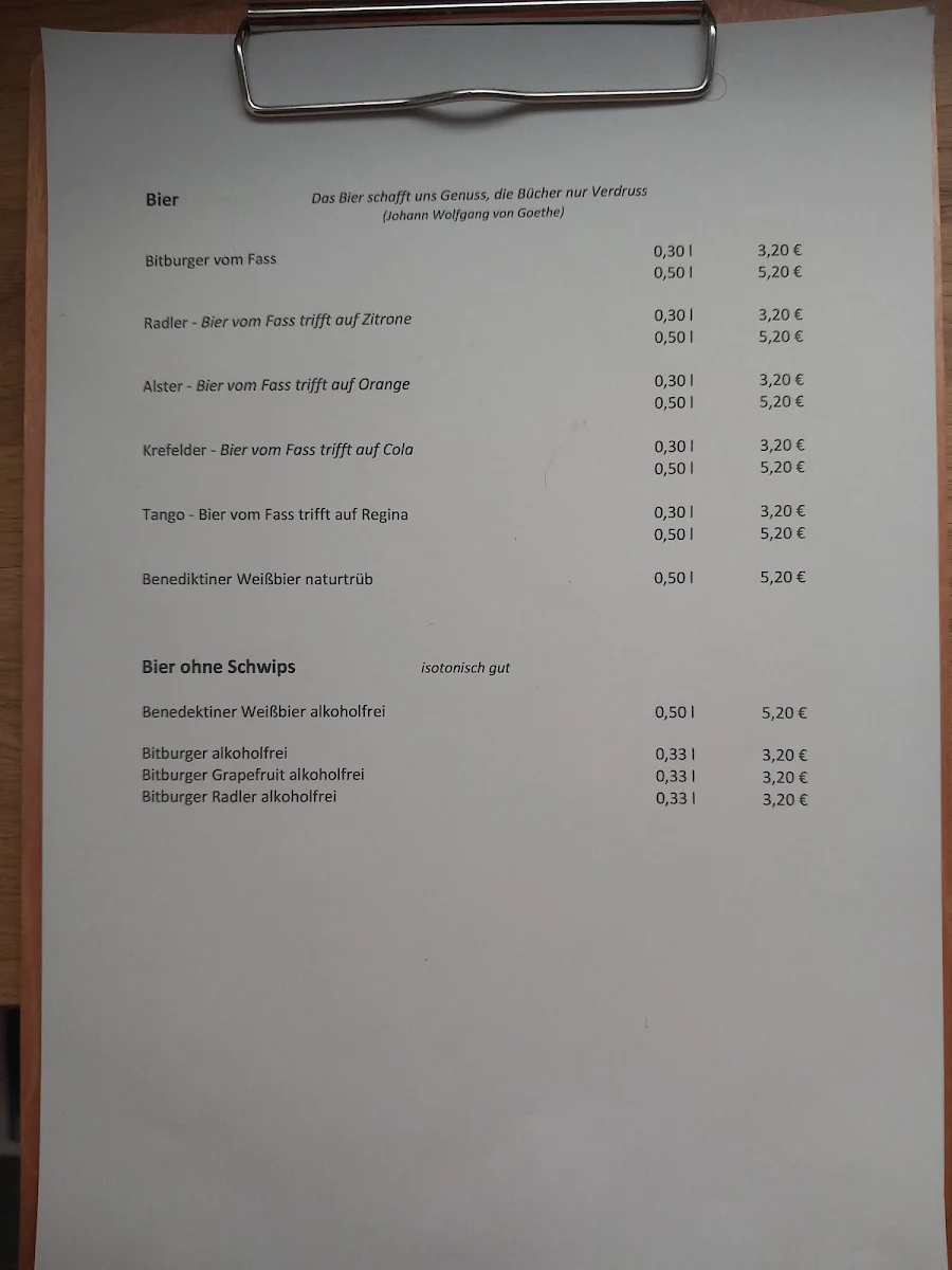 Speisekarte photo 4