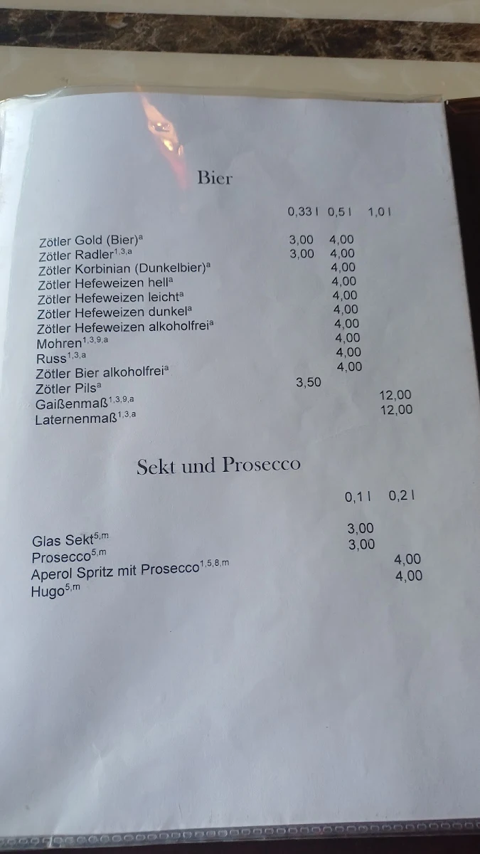 Speisekarte photo 3