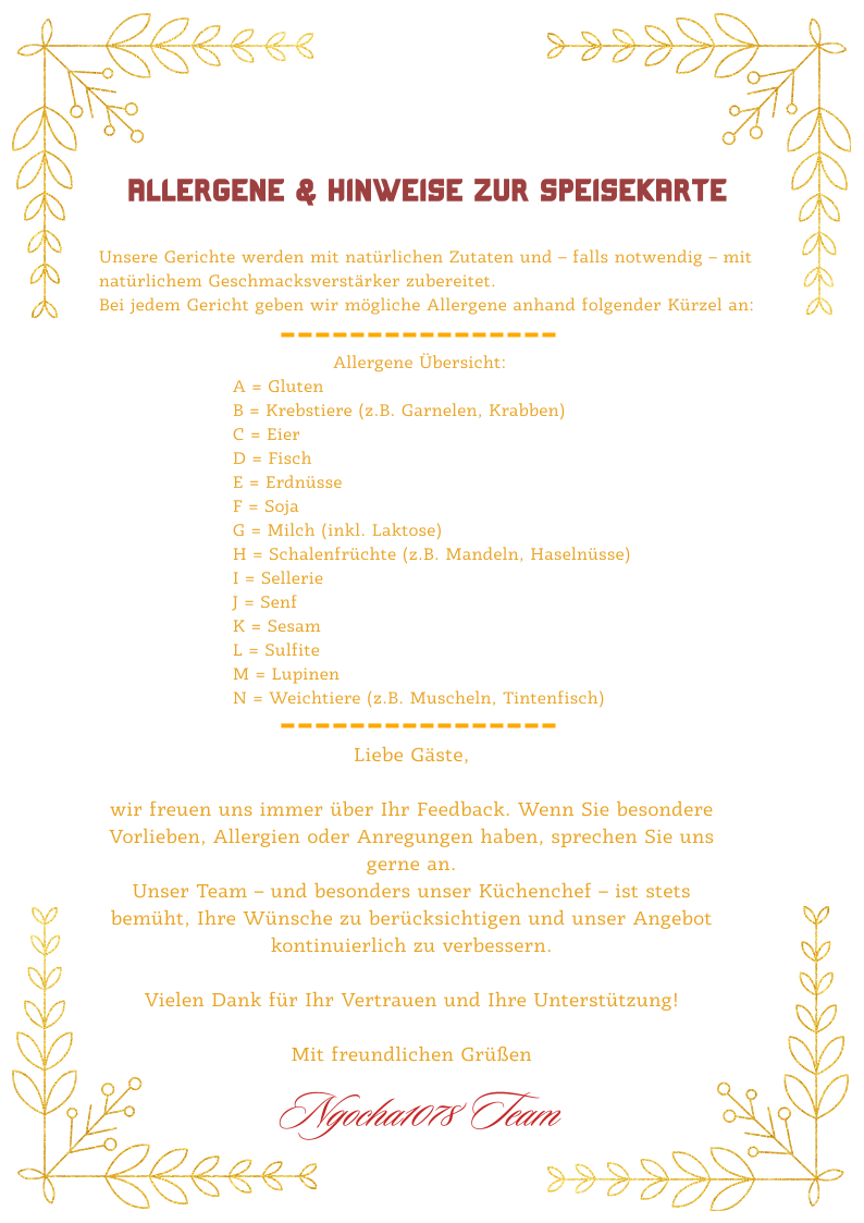 Speisekarte photo 1