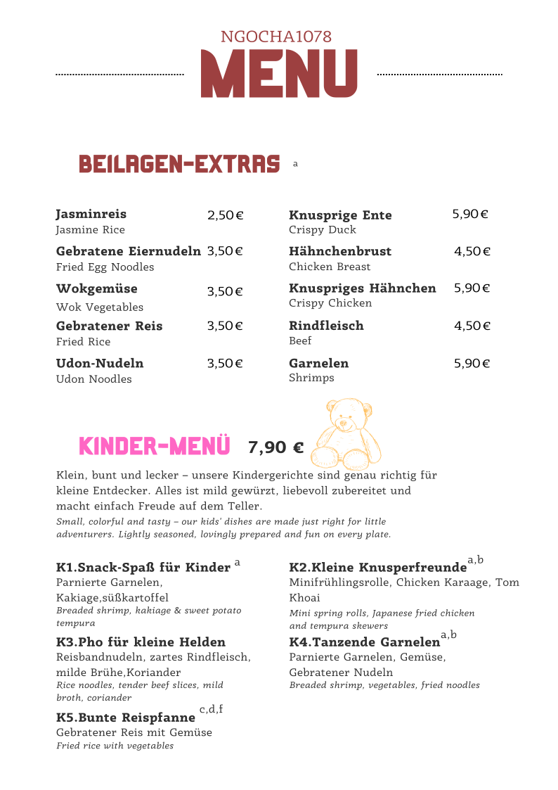 Speisekarte photo 10