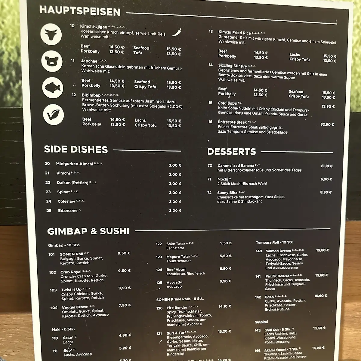 Speisekarte photo 3