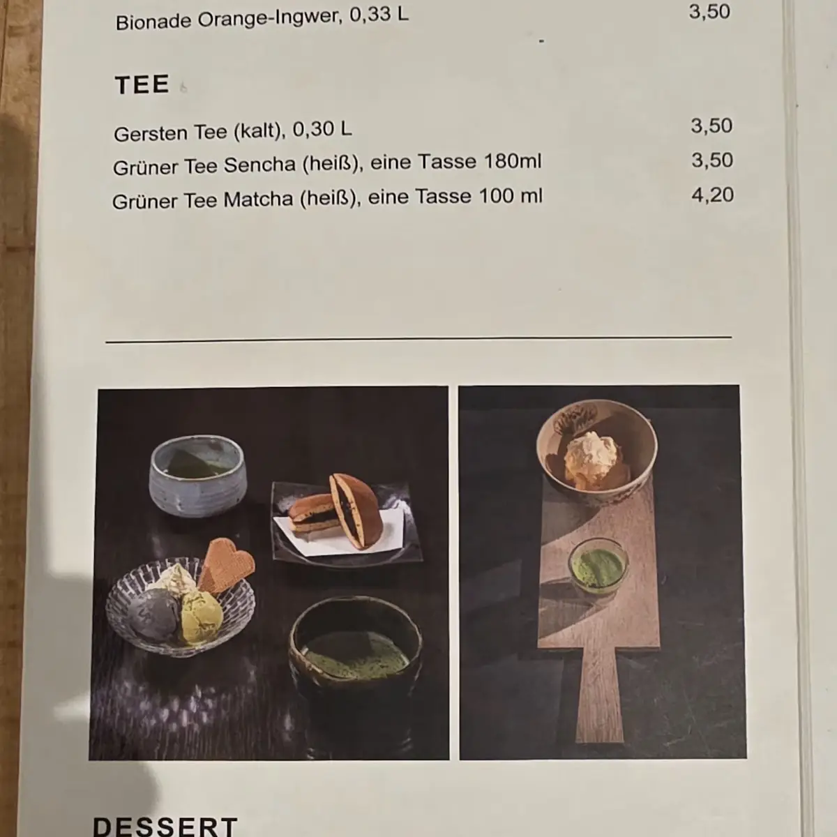 Speisekarte, Ramen Jun