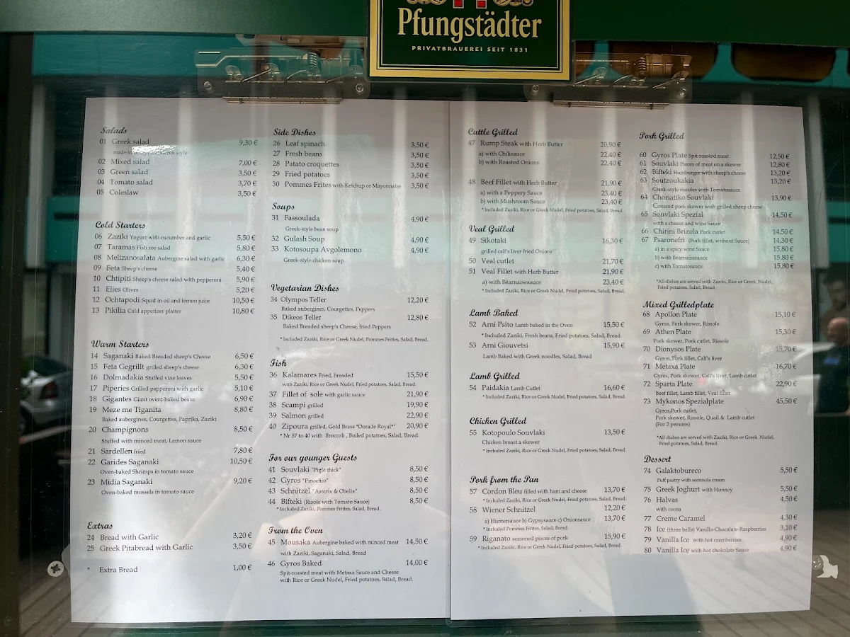 Speisekarte photo 1