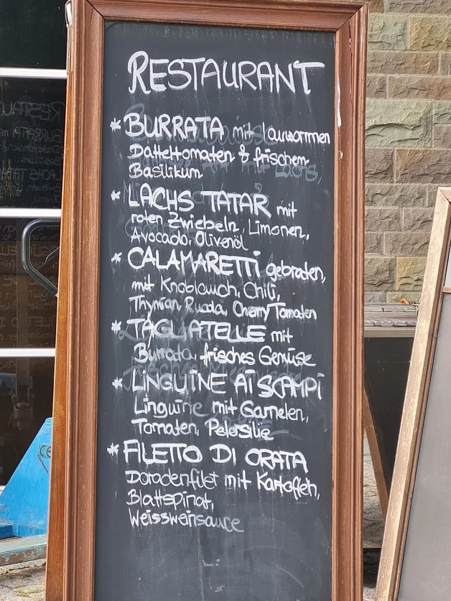 Speisekarte, Wannseeterrassen Berlin
