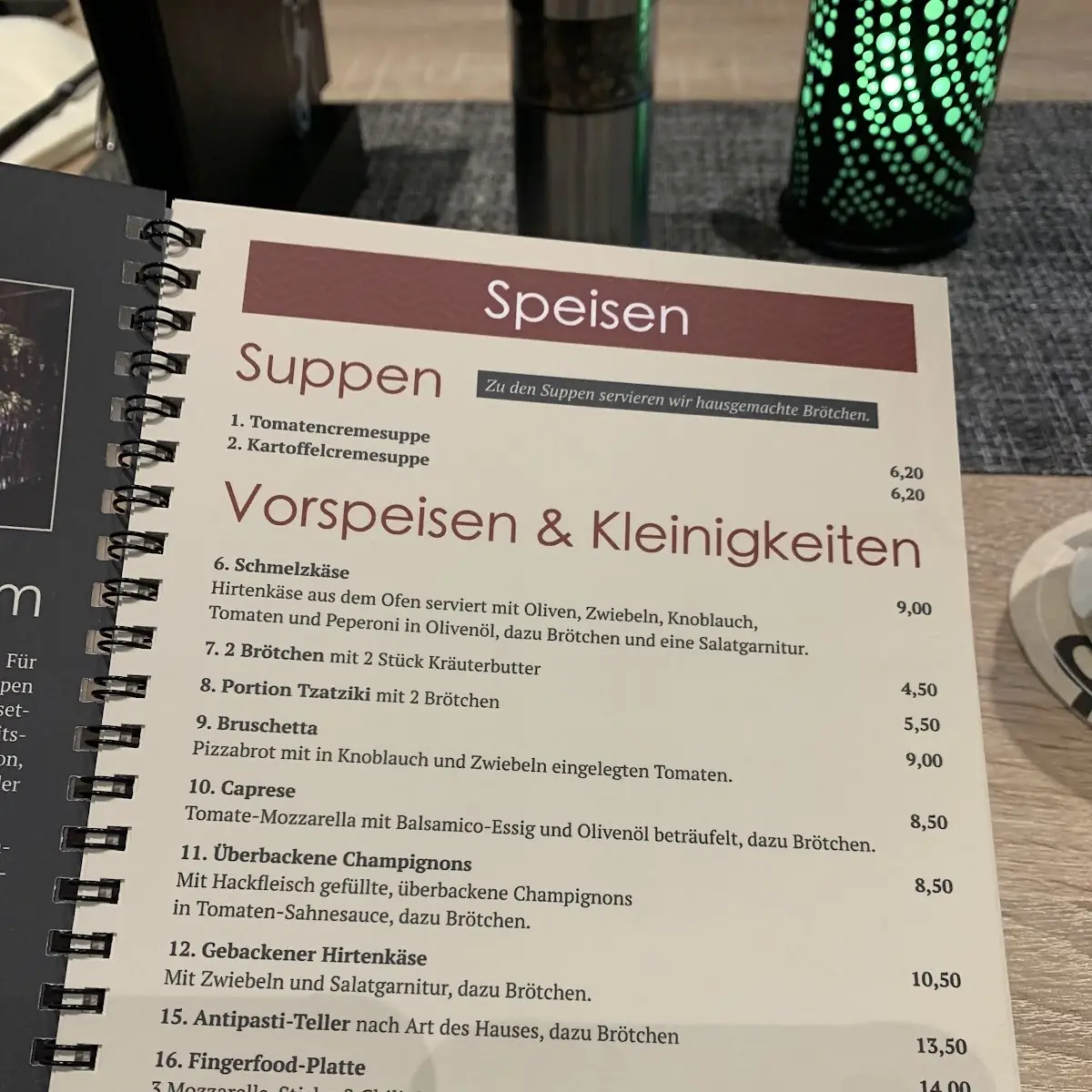Speisekarte photo 3