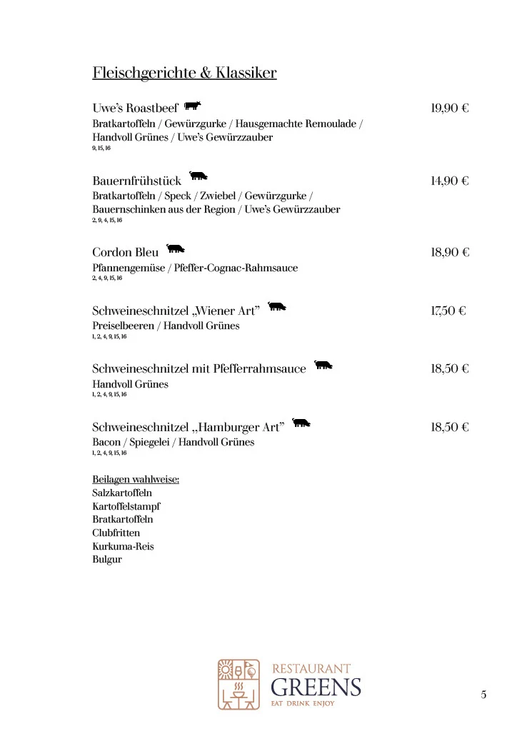 Speisekarte photo 5