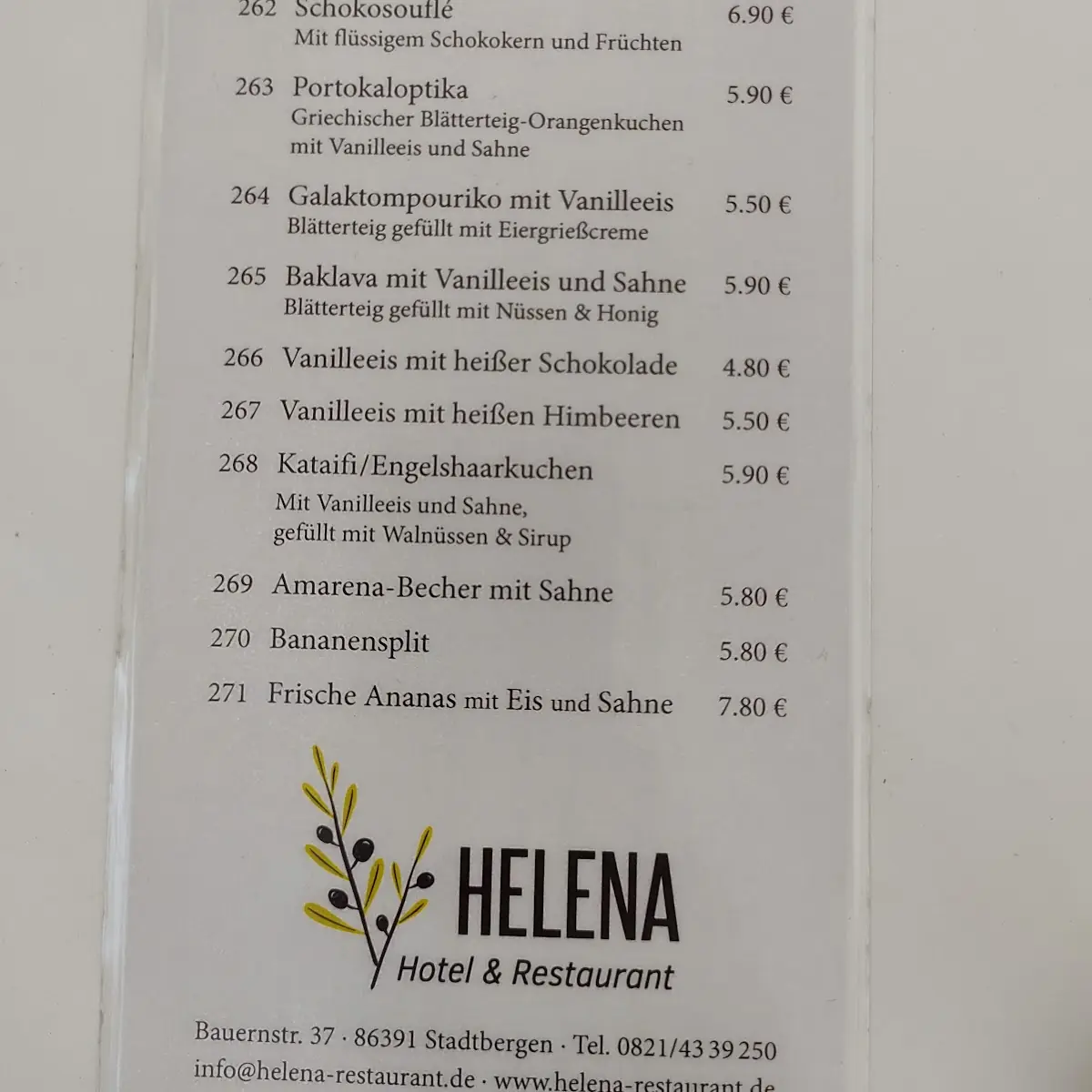 Speisekarte photo 4