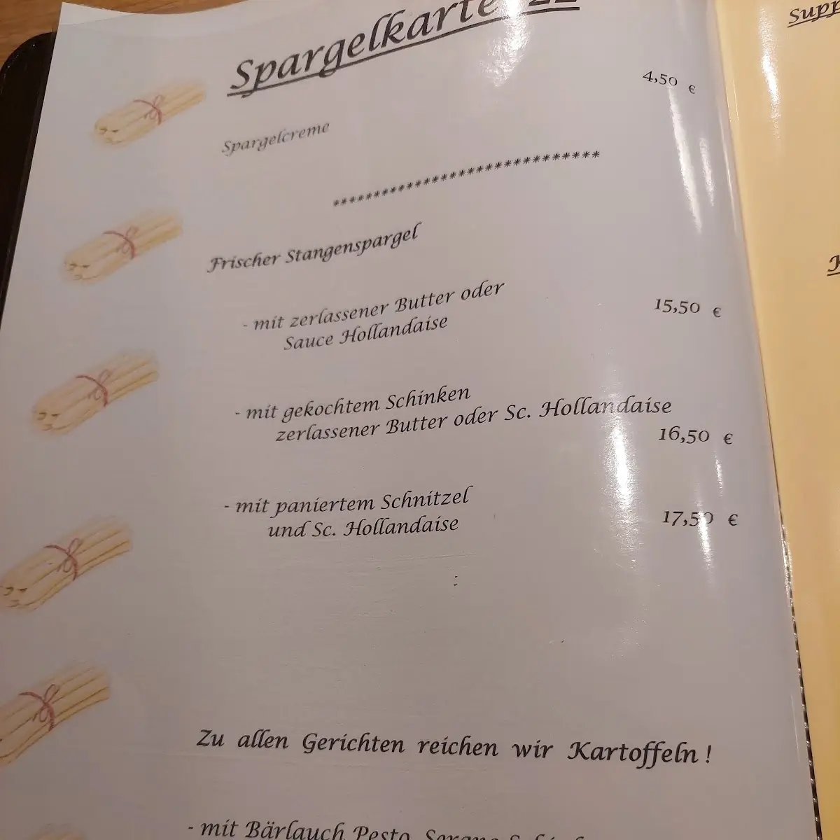 Speisekarte, Gaststätte Meat and More