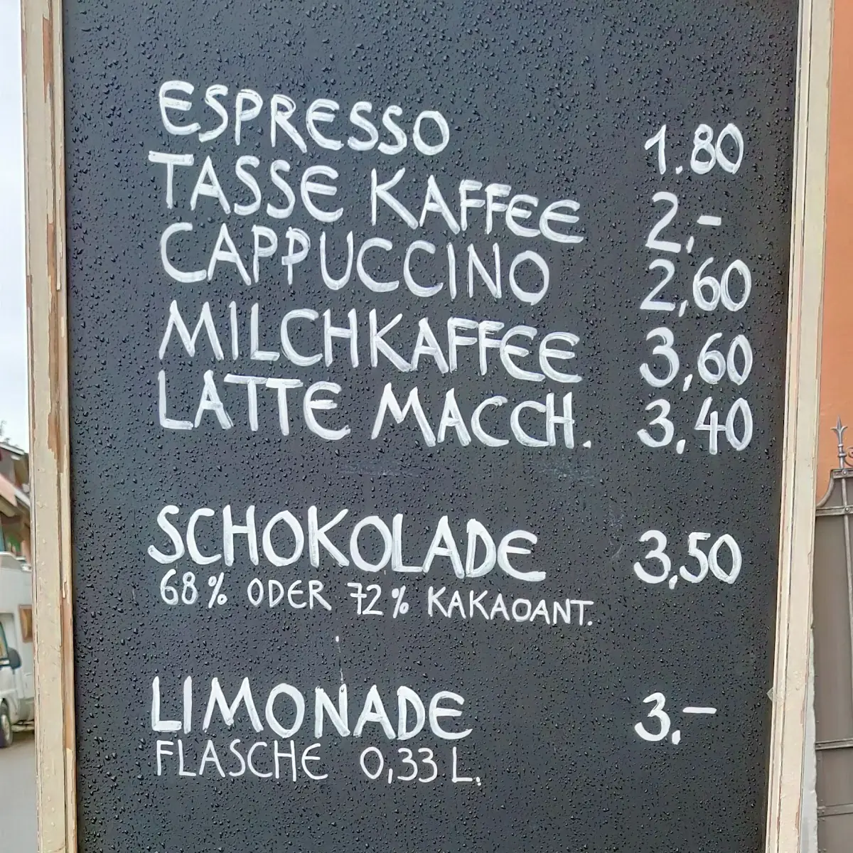 Speisekarte, mediterrane Leidenschaft