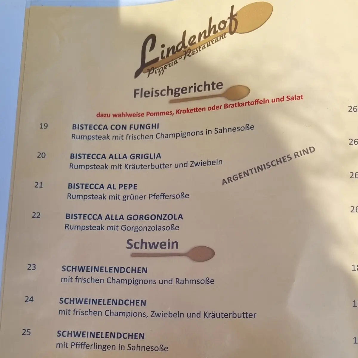 Speisekarte photo 3