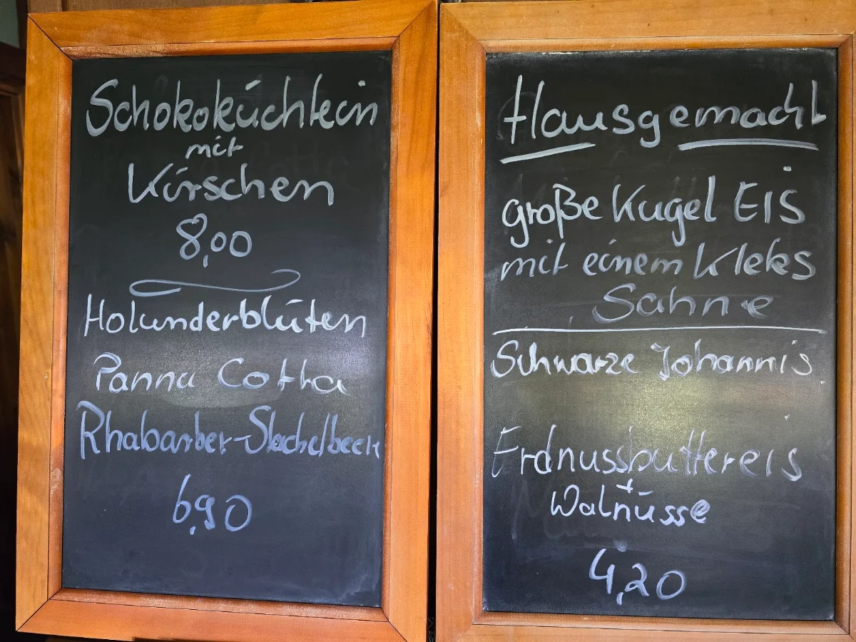 Speisekarte, Wildgaststätte & Apartment Kleine Försterei