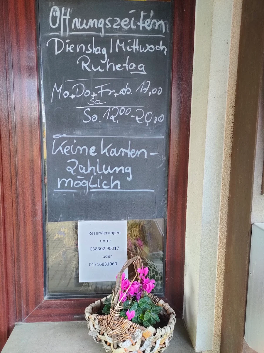 Speisekarte, Wildgaststätte & Apartment Kleine Försterei
