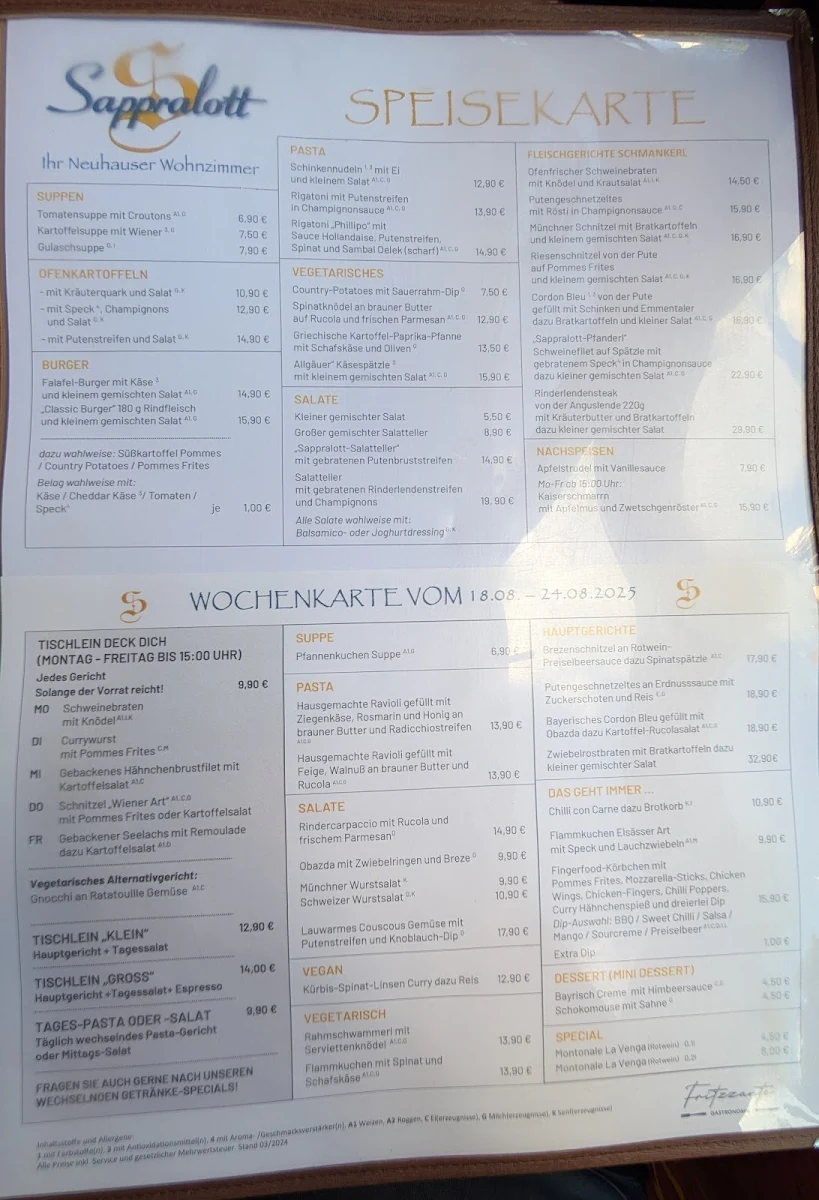 Speisekarte photo 1