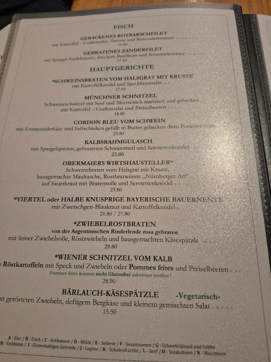 Speisekarte photo 1