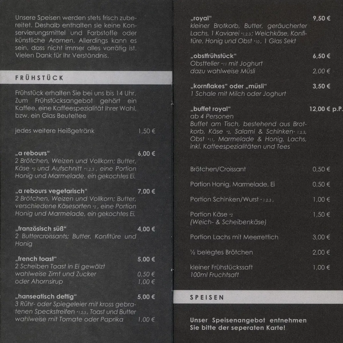 Speisekarte photo 10