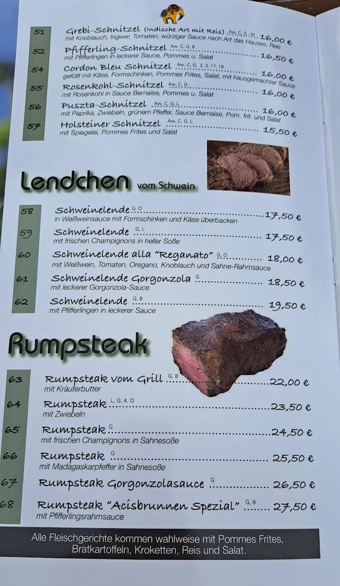 Speisekarte photo 2