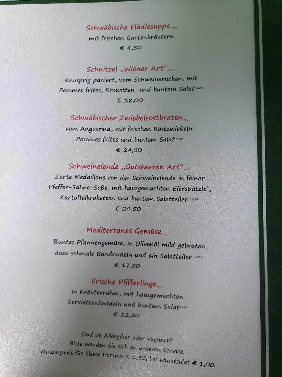 Speisekarte photo 4