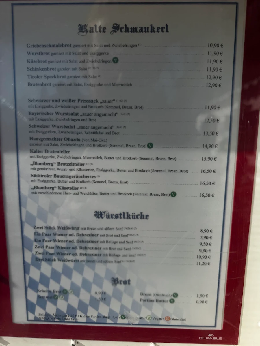 Speisekarte photo 2
