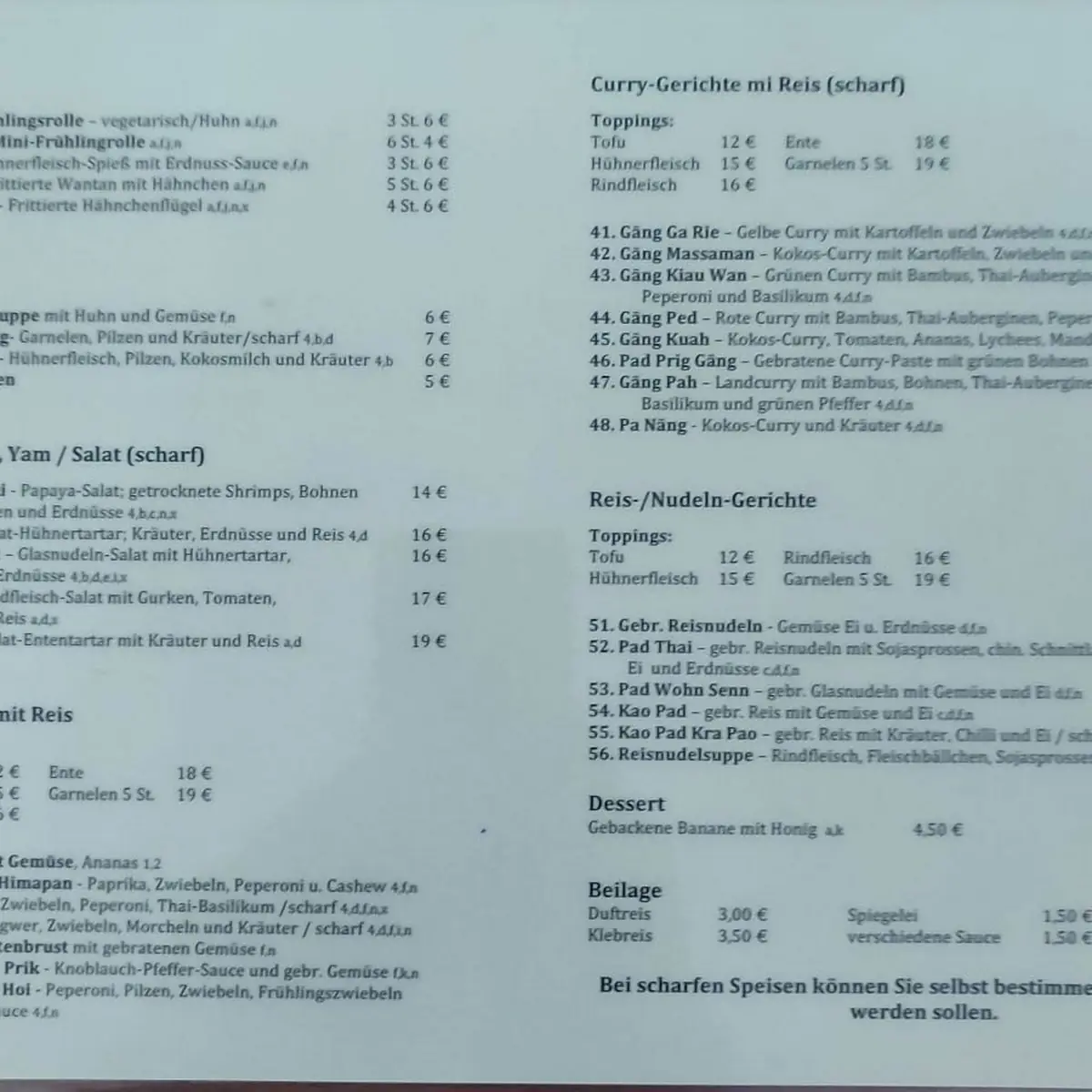 Speisekarte photo 1