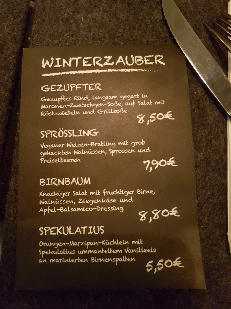 Speisekarte, HANS IM GLÜCK - RECKLINGHAUSEN Löhrhof