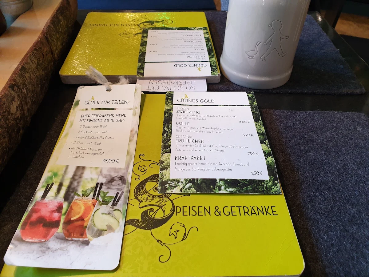 Speisekarte, HANS IM GLÜCK - RECKLINGHAUSEN Löhrhof