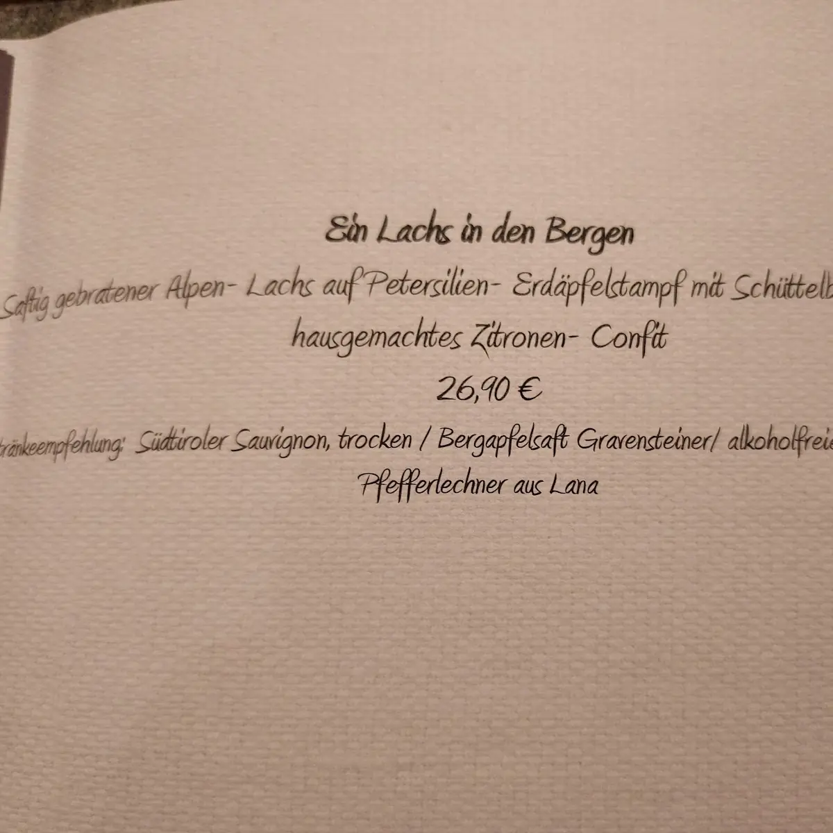 Speisekarte photo 5