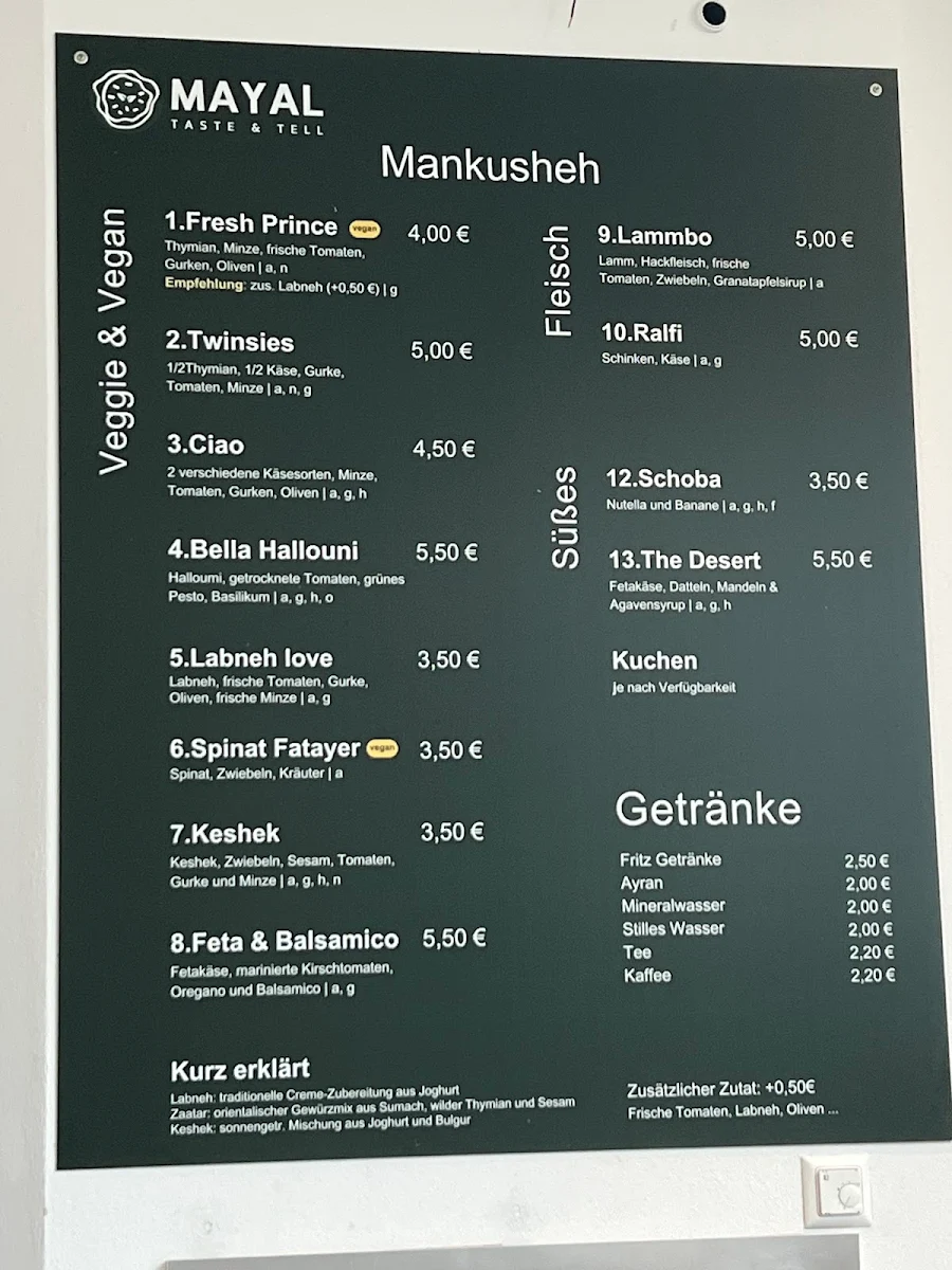 Speisekarte photo 3
