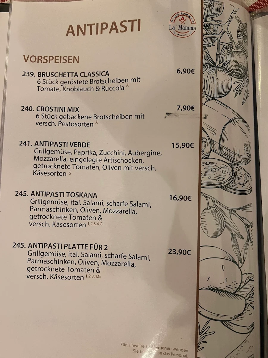 Speisekarte photo 2
